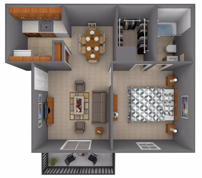 Unit 2102 floor plan